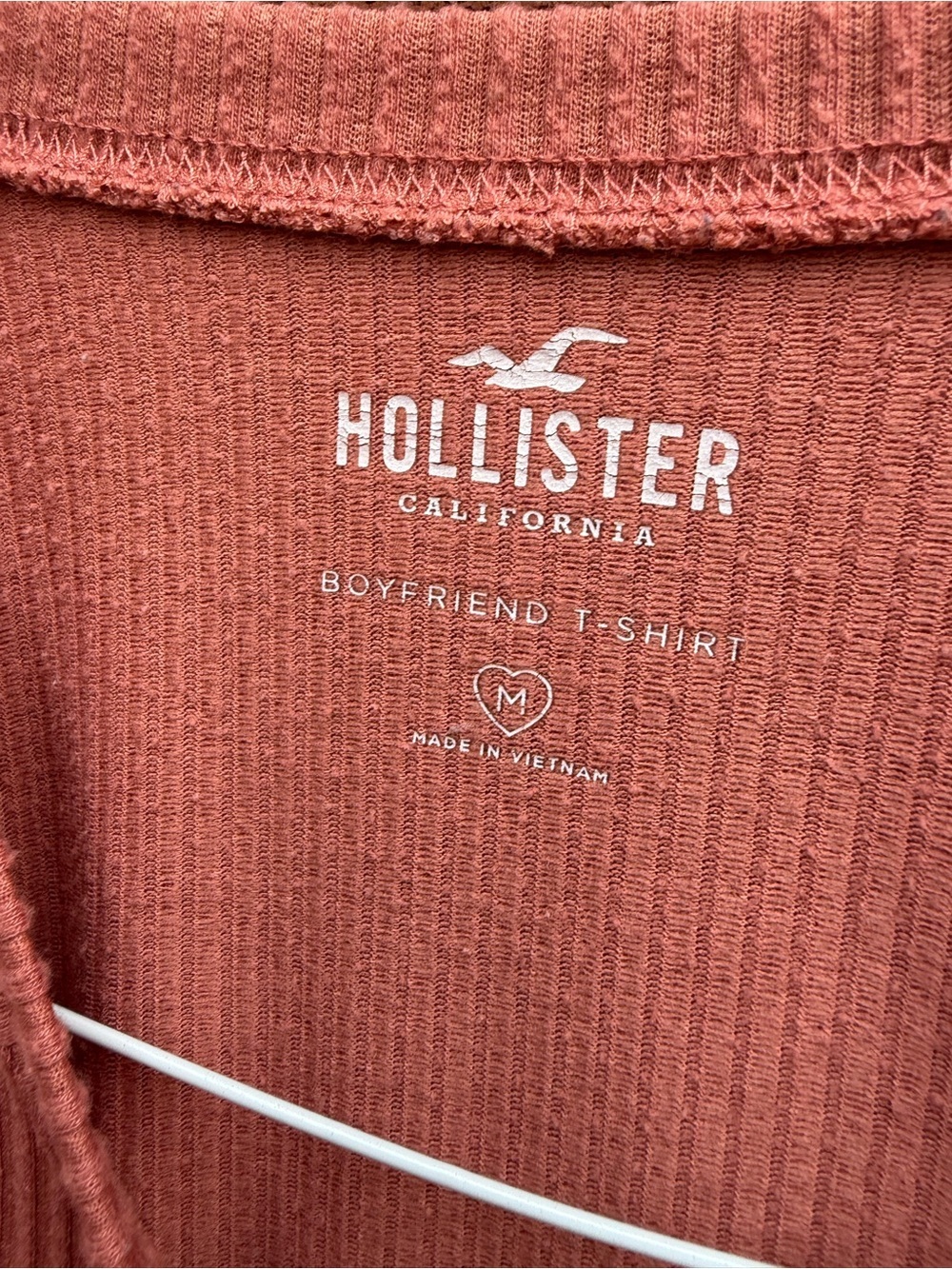 Hollister California Boyfriend Thermal Top Sweater Long Sleeve - Picture 3 of 5